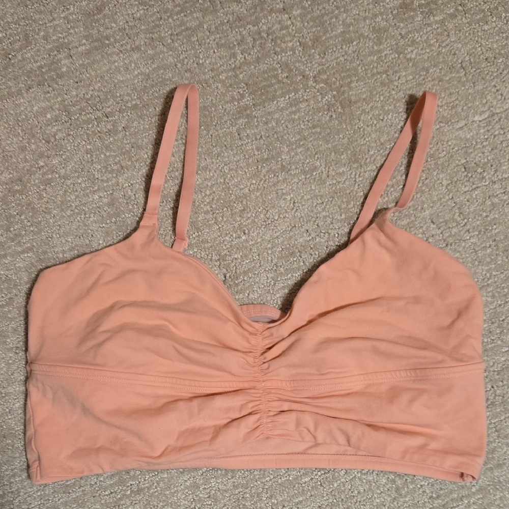 Light Pink Ruched Bralette